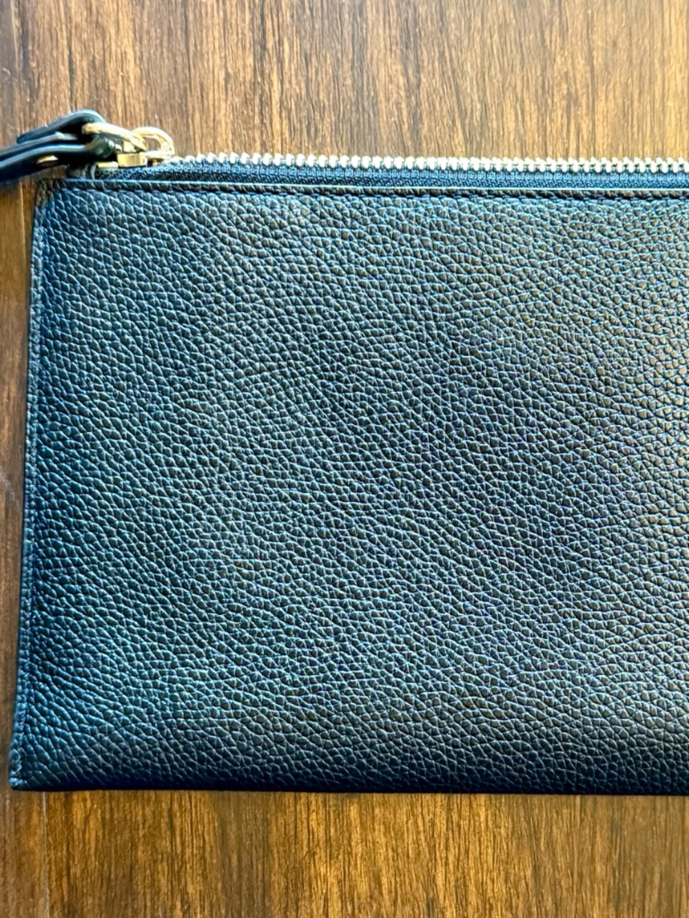 Michael Kors Women's Pebbled Leather Jet Set Wristlet - Black - Picture 2 of 6